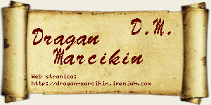 Dragan Marcikin vizit kartica